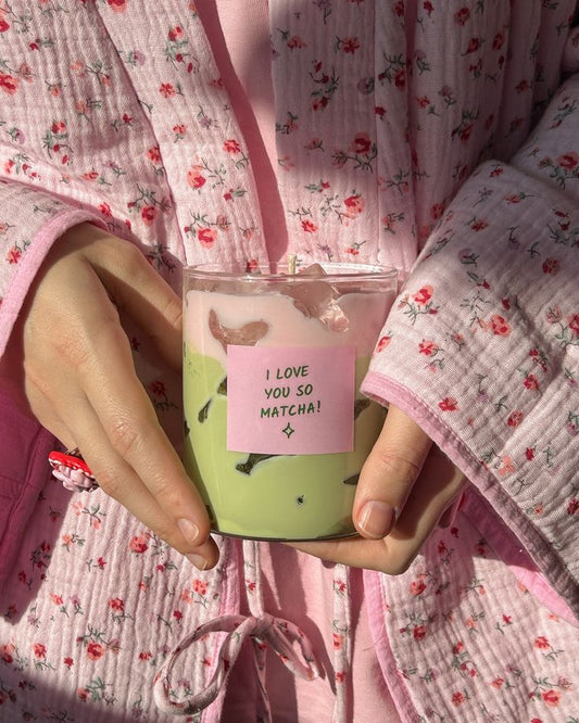 Matcha-fied candle